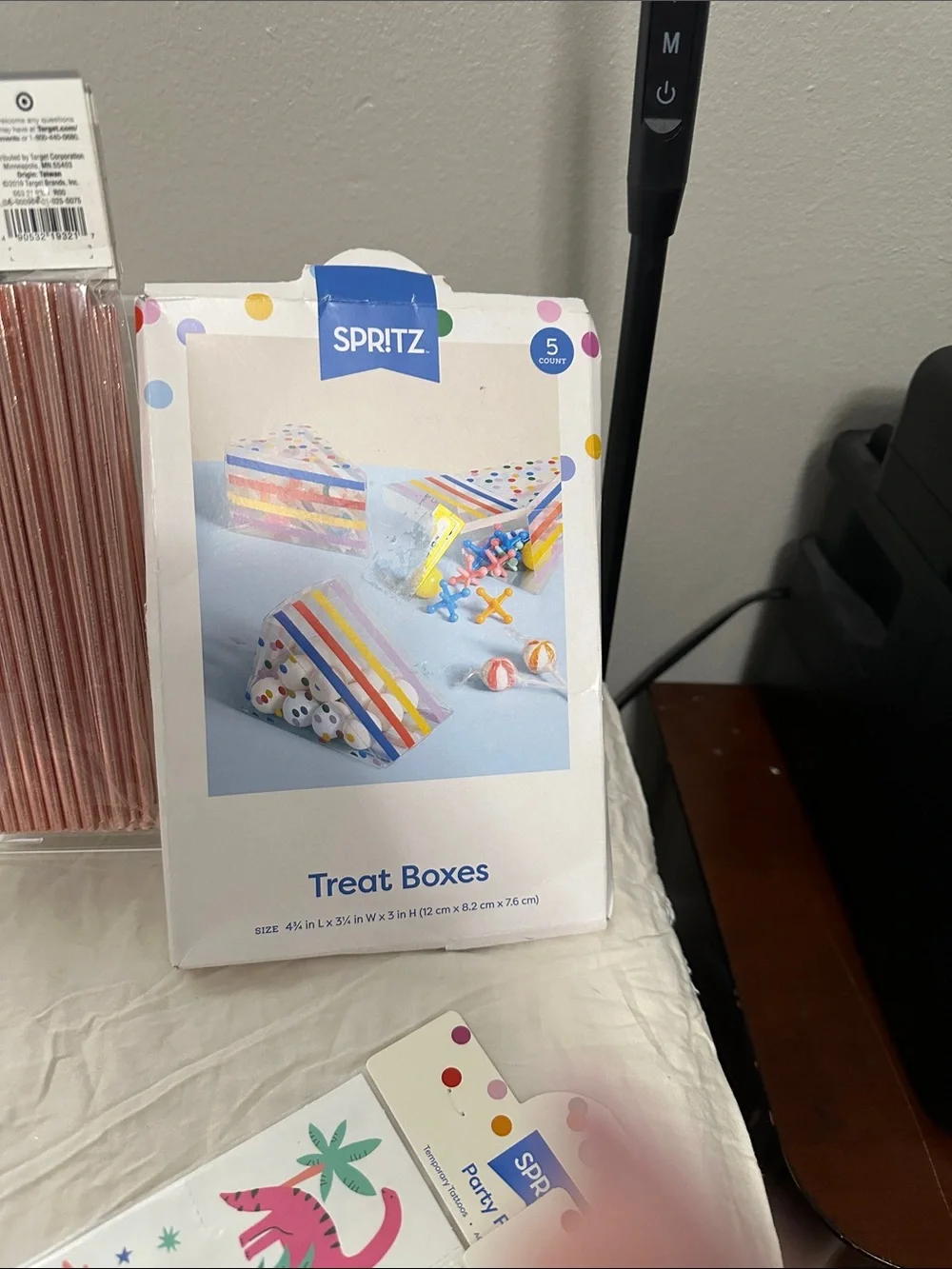 Spritz Colorful Party Favor Kit - Pink, Yellow, Red, Blue, Green, Purple NWT